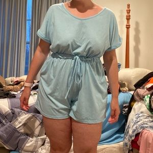 CLOSET SALE Baby blue lounge romper